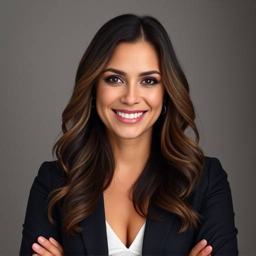 Foto de Profa. Isabela Fernandes, especialista em linguagem corporal e comunicaäão não verbal.
